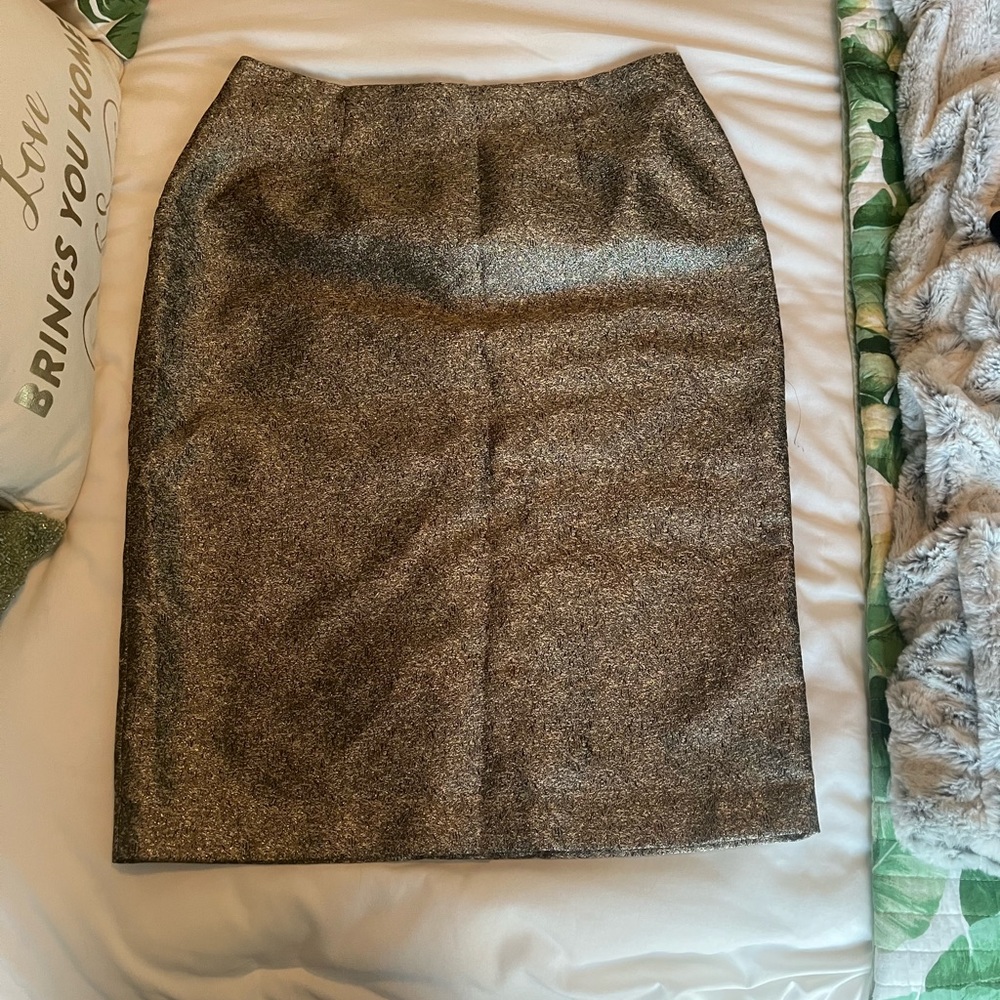 Metallic Pencil skirt